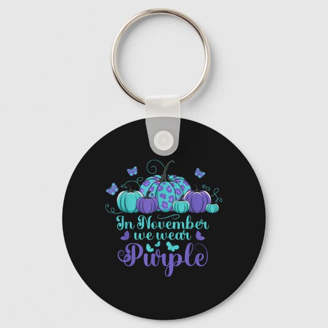 Mental Health Awareness Creative Key Ring (Front)
