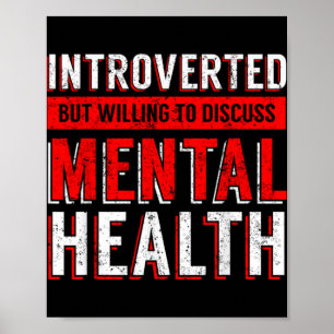 Mental Health Awareness Depression  Poster