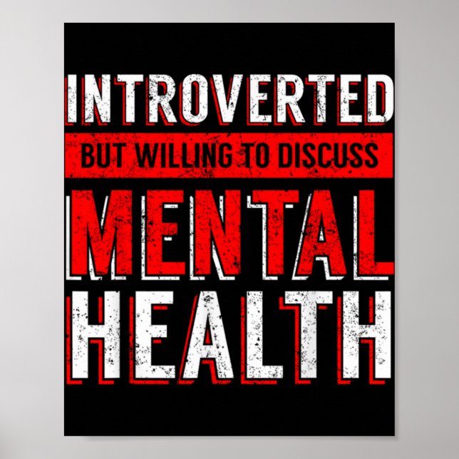 Mental Health Awareness Depression  Poster (Front)