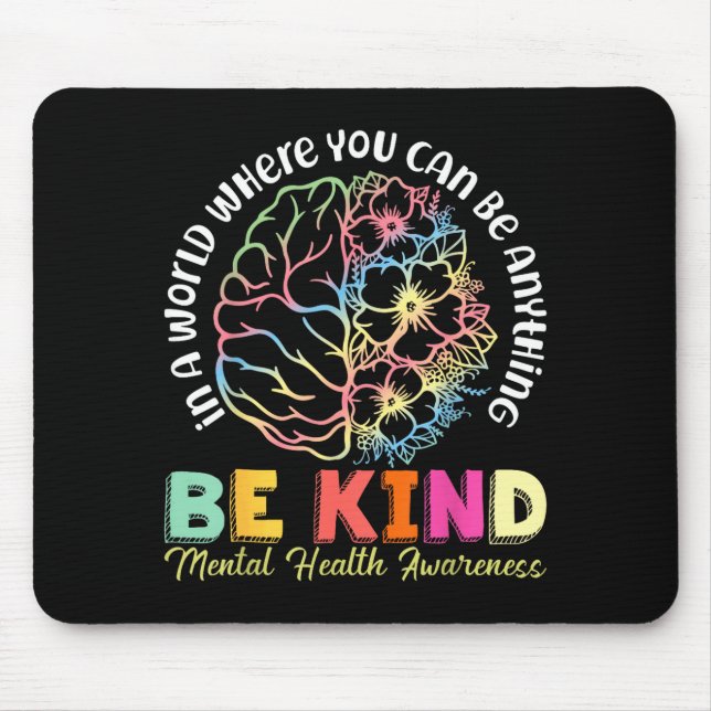 Mental health awareness depression prevention  mouse pad (Front)