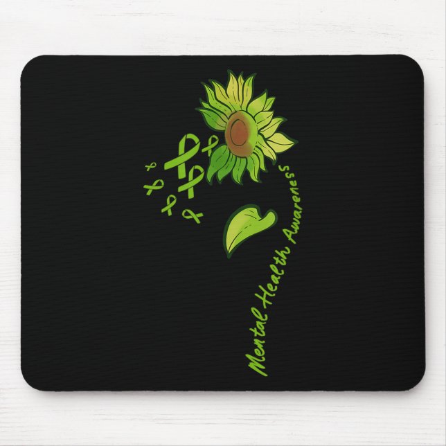 Mental Health Awareness Depression Suicide Prevent Mouse Pad (Front)
