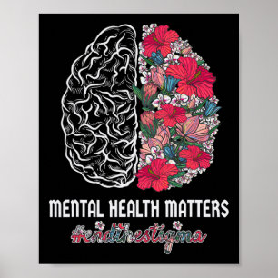Mental Health Awareness End The Stigma Mental Awar Poster