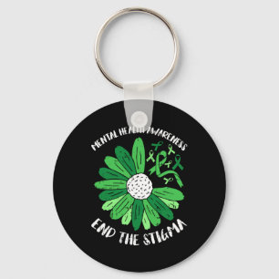 Mental Health Awareness End The Stigma Warrior Cou Key Ring