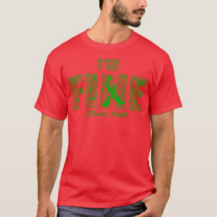 Mental Health Awareness Fine Ribbons In This Famil T-Shirt