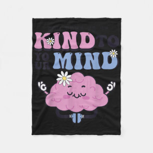 Mental Health Awareness For Kids Toddler Boys Fleece Blanket