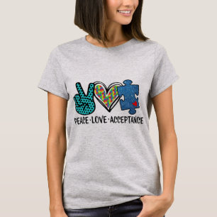 Mental health awareness gift with the phrase peace T-Shirt