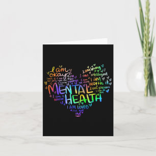 Mental Health Awareness Gifts Depression 1 Card