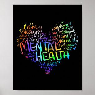 Mental Health Awareness Gifts Depression 1  Poster
