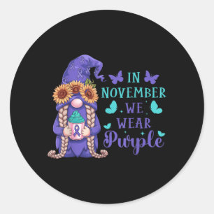 Mental Health Awareness Graphic Classic Round Sticker