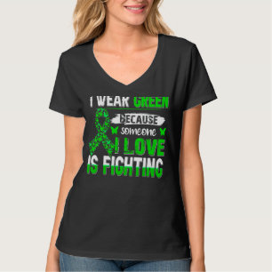 Mental Health Awareness Green Ribbon Family Suppor T-Shirt