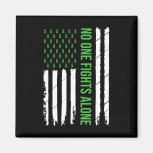 Mental Health Awareness Green Ribbon Magnet