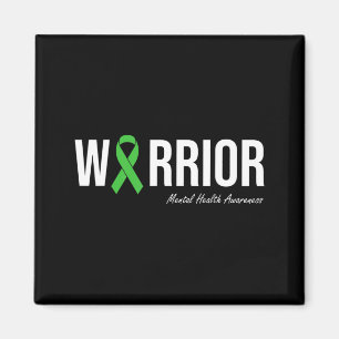 Mental Health Awareness Green Ribbon Magnet