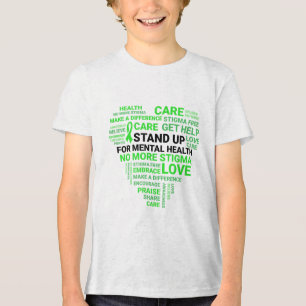 Mental Health Awareness In May Green Ribbon Shirt 