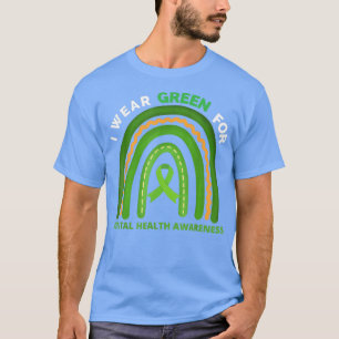Mental Health Awareness In May We Wear Green 3576 T-Shirt