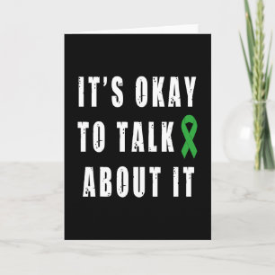 Mental Health Awareness It's Okay To Talk About It Card