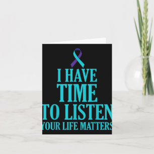 Mental Health Awareness Live S Suicide Prevention Card