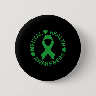Mental Health Awareness Long Sleeve 6 Cm Round Badge