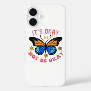 Mental Health Awareness Monarch Butterfly iPhone 16 Case