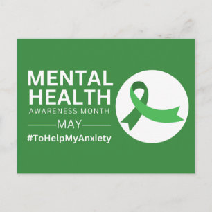 Mental Health Awareness Month 2023   Anxiety Postcard