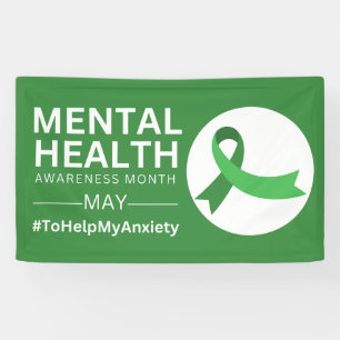 Mental Health Awareness Month    Anxiety Banner