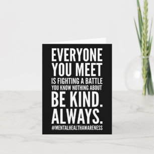 Mental Health Awareness Month End The Stigma Posit Card