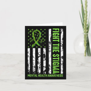 Mental Health Awareness Month Fight The Stigma Men Card