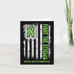 Mental Health Awareness Month Fight The Stigma Men Card