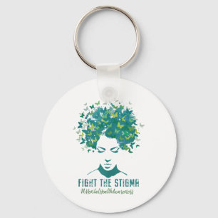 Mental Health Awareness Month Fight The Stigma Pos Key Ring