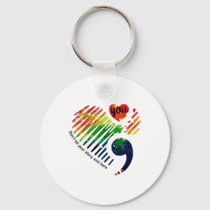 Mental Health Awareness Month Gifts Key Ring