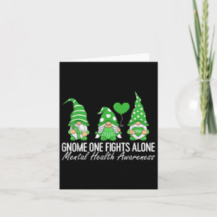 Mental Health Awareness Month I Wear Green Ribbon  Card