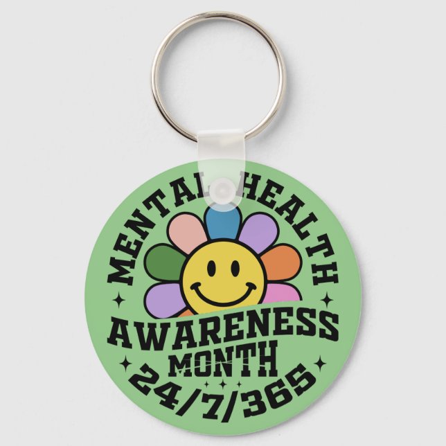Mental Health Awareness Month Key Ring (Front)