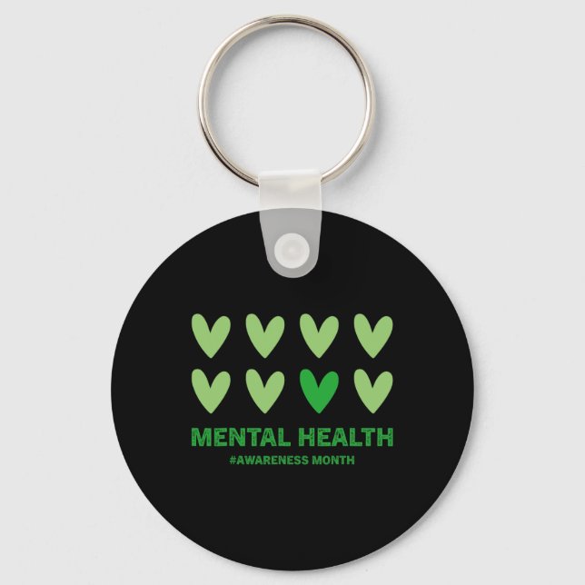 Mental Health Awareness Month  Key Ring (Front)