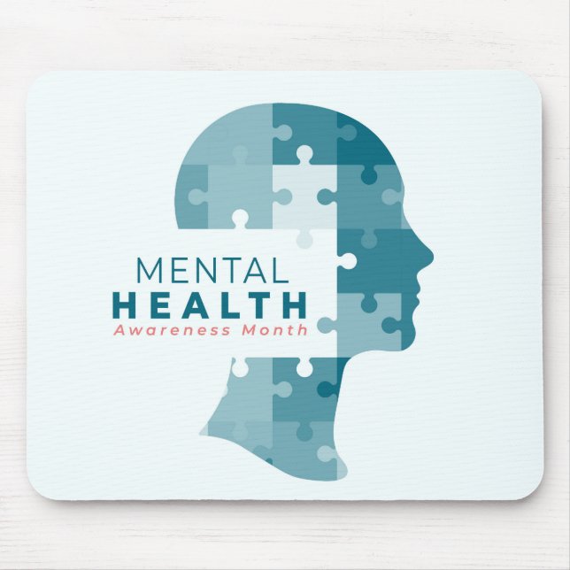 Mental Health Awareness Month Mouse Pad (Front)