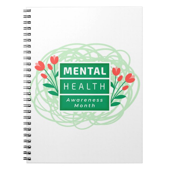 Mental Health Awareness Month Notebook (Front)