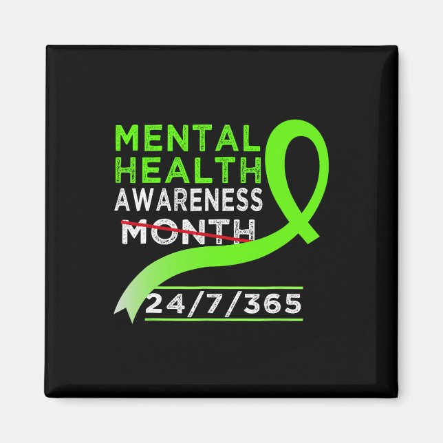 Mental Health Awareness Month Of May Fight The Sti Magnet (Front)