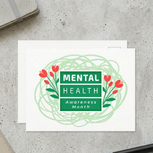 Mental Health Awareness Month Postcard