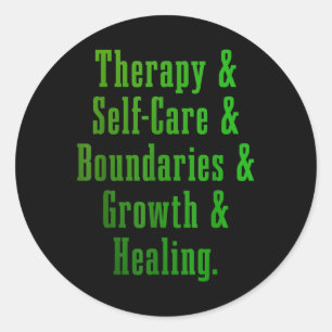 Mental Health Awareness Month S Therapy Psychology Classic Round Sticker