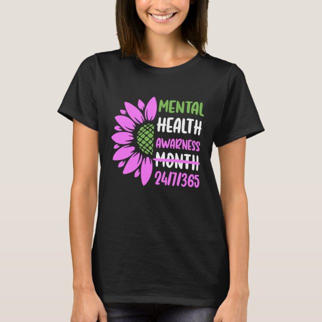 Mental Health Awareness Month T-Shirt (Front)