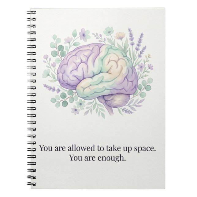Mental Health Awareness Notebook – “You Are Enough (Front)