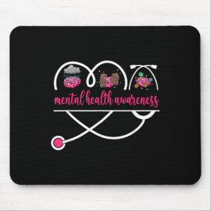 Mental Health Awareness Ok To Not Be Ok Depression Mouse Pad