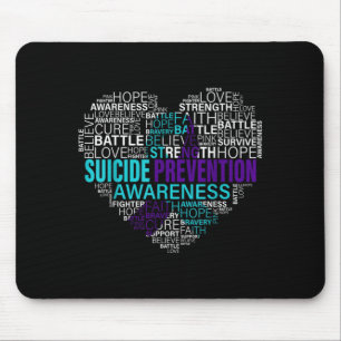Mental Health Awareness Prevention Month Digital Mouse Pad