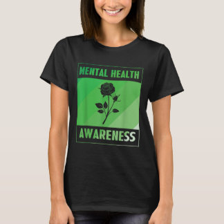 Mental Health Awareness Rose T-Shirt