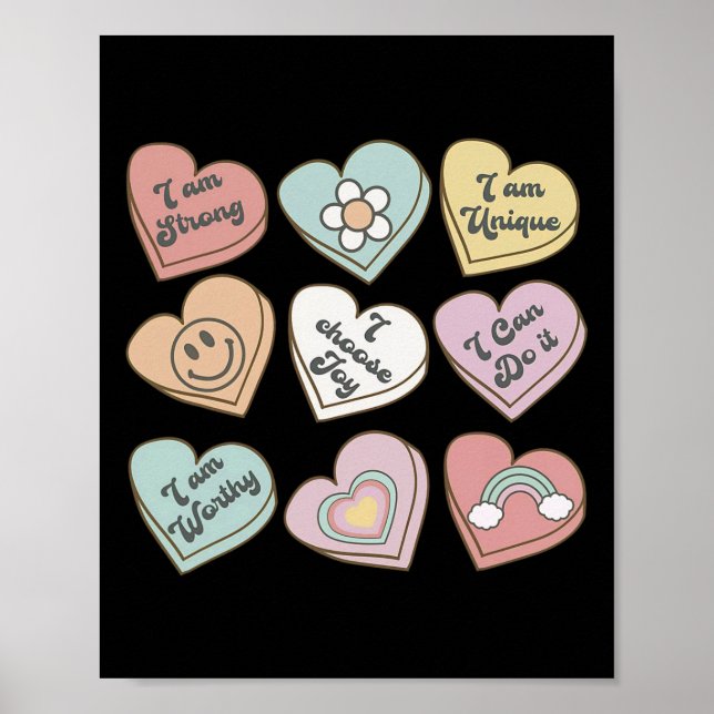 Mental Health Awareness Self Care Problems Kind In Poster (Front)