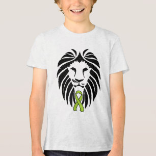 Mental Health Awareness Shirt Lion Awareness Ribbo