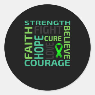 Mental Health Awareness Shirt Motivational Love Su Classic Round Sticker