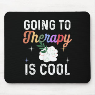 Mental Health Awareness Shirt Therapy Is Cool Depr Mouse Pad