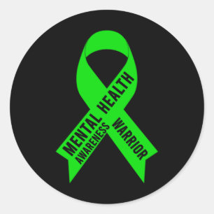 Mental Health Awareness Shirt - World Mental Healt Classic Round Sticker