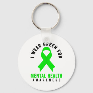 Mental Health Awareness Shirt - World Mental Healt Key Ring