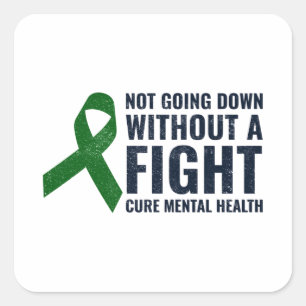 Mental Health Awareness Square Sticker