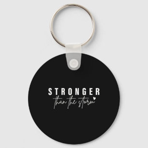 Mental Health Awareness Stronger Than The Storm Key Ring